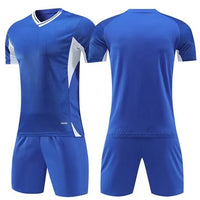 Unisex Short Sleeve Quick Dry Polyester Soccer Jersey Set
