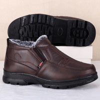 Shoes for Men 2023 Winter Fashion Non-slip Cotton Shoes Men's Thickened Leather Waterproof Casual Snow Boots Zapatillas Hombre - Buy online at  Vibe In Cart.