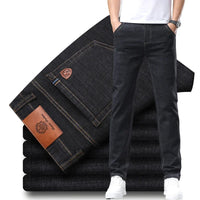 Fashion Men Jeans Stretch Straight Leg Casual Slim Fit Denim Pants Male Brand Luxury Design Business Classic Trousers Large Size - Buy online at  Vibe In Cart.