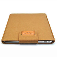 Wool Felt Slim Laptop Sleeve for 11-15 Inch Devices, Solid Color
