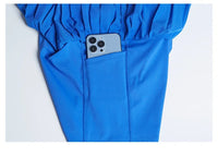 Women's Mini Pleated Sports Skort with Pockets and Double Layer