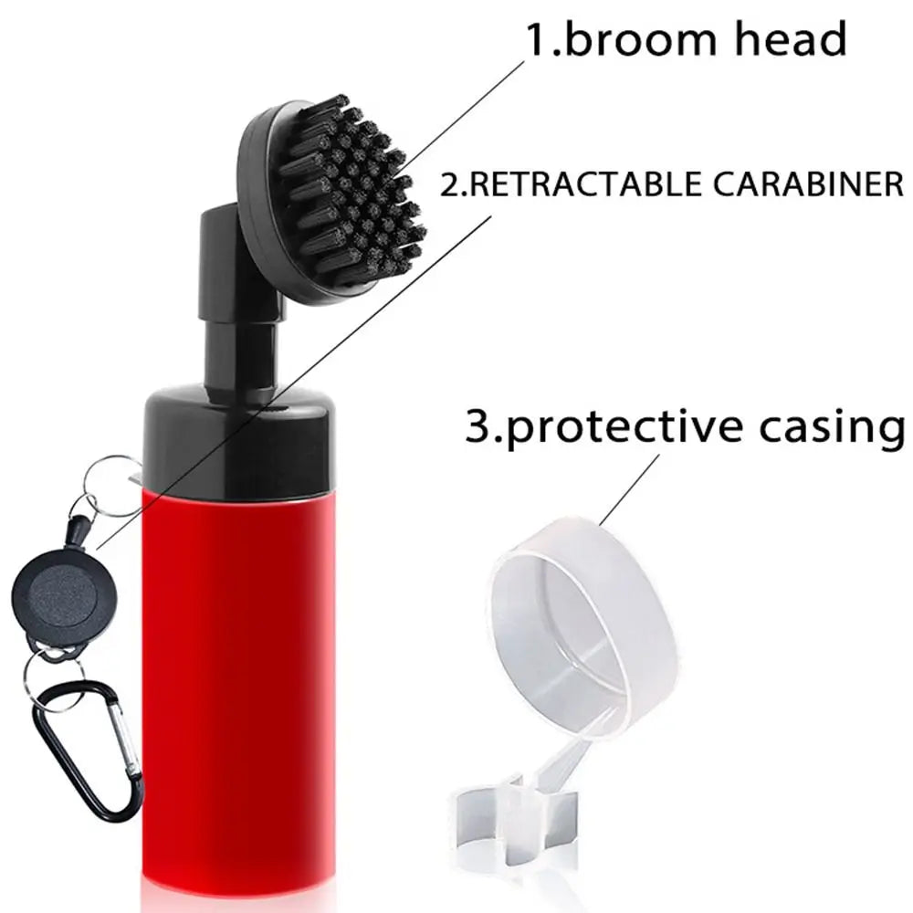 Golf Club Groove Cleaning Brush with Leakproof Water Reservoir and ABS Material