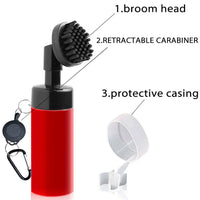 Golf Club Groove Cleaning Brush with Leakproof Water Reservoir and ABS Material