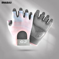 Women's Half Finger Breathable Anti-Slip Cycling Gloves