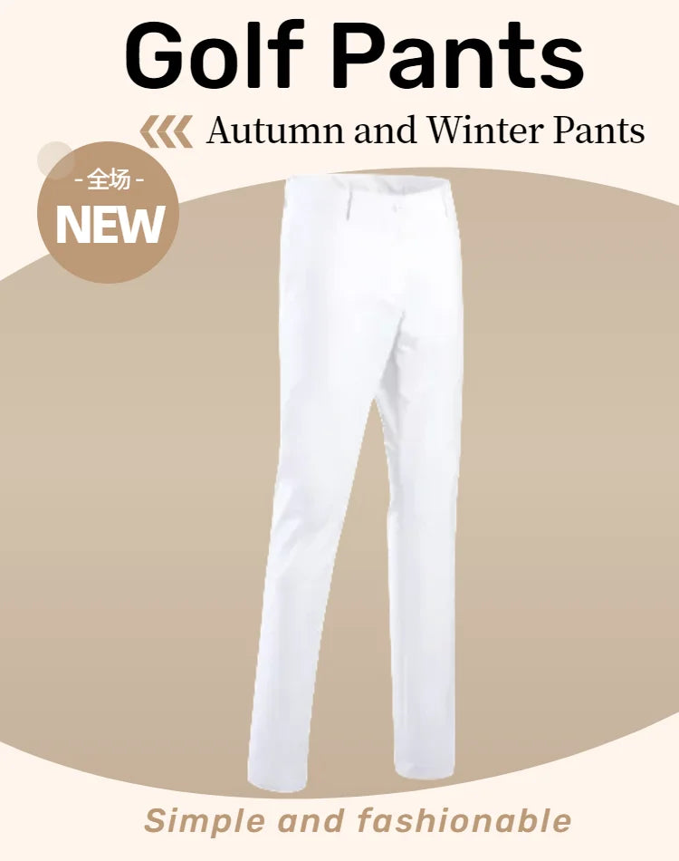 CAIIAWAV Golf Men's Summer Sports Pants Breathable Quick Dry Elastic Trouser Slim Fit Trousers Golf Tennis Sports Trousers - Buy online at  Vibe In Cart.