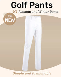 CAIIAWAV Golf Men's Summer Sports Pants Breathable Quick Dry Elastic Trouser Slim Fit Trousers Golf Tennis Sports Trousers - Buy online at  Vibe In Cart.