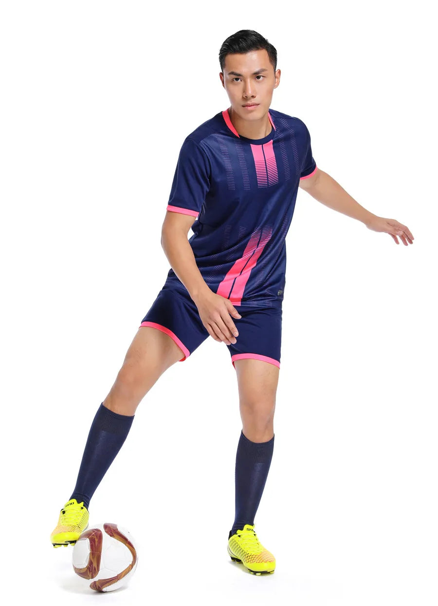 Men Women Kids Soccer Set Short Sleeve Volleyball Uniform Football Jersey Team Training Shirts Sport Kit Clothes Suit Breathable - Buy online at  Vibe In Cart.