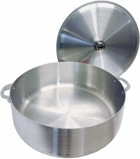 31 Qt Aluminum Caldero Cookware Pot Dutch Oven With Lid Satin Finish - Buy online at  Vibe In Cart.