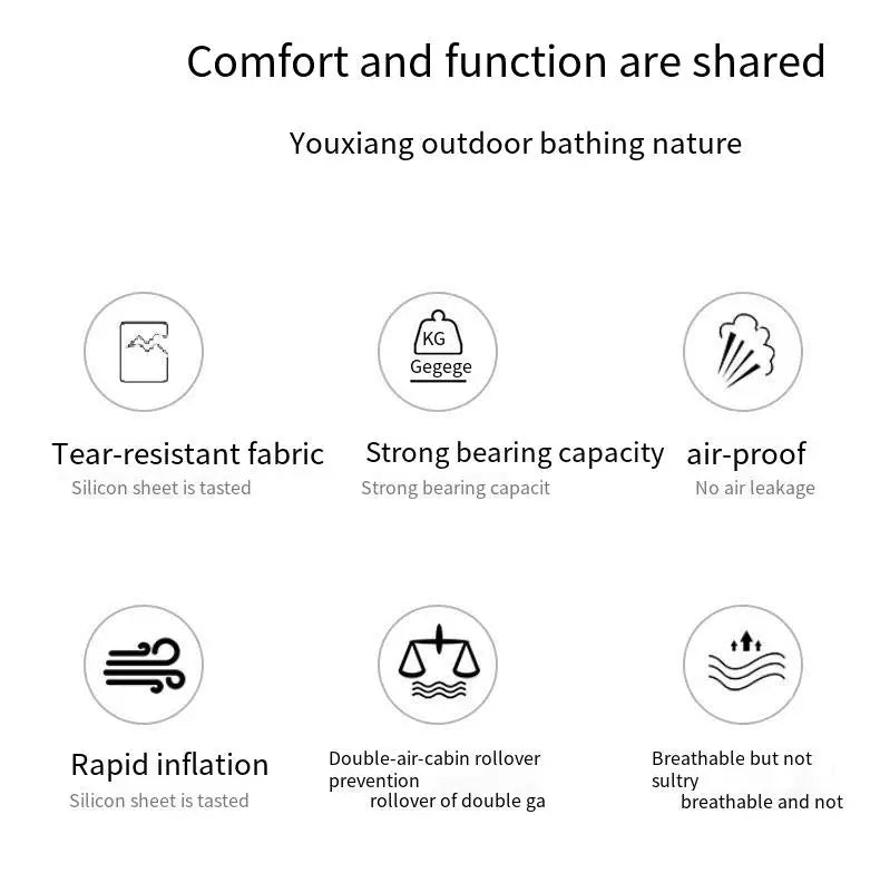 Lazy Inflatable Sofa Outdoor Portable Inflatable Couch Folding Camping Inflatable Sofa Outdoor Furniture Inflatable Lounger - Buy online at  Vibe In Cart.