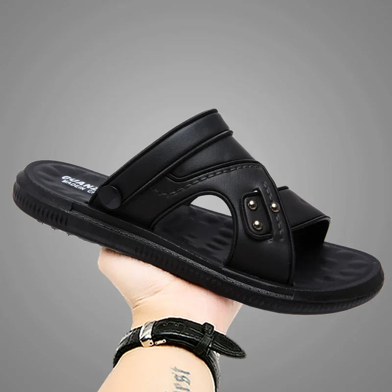 Summer Men Sandals Open Toe Flat Mens Casual Shoes Outdoor Walking Sandals for Men Beach Shoes sandalias hombre Men slippers - Buy online at  Vibe In Cart.