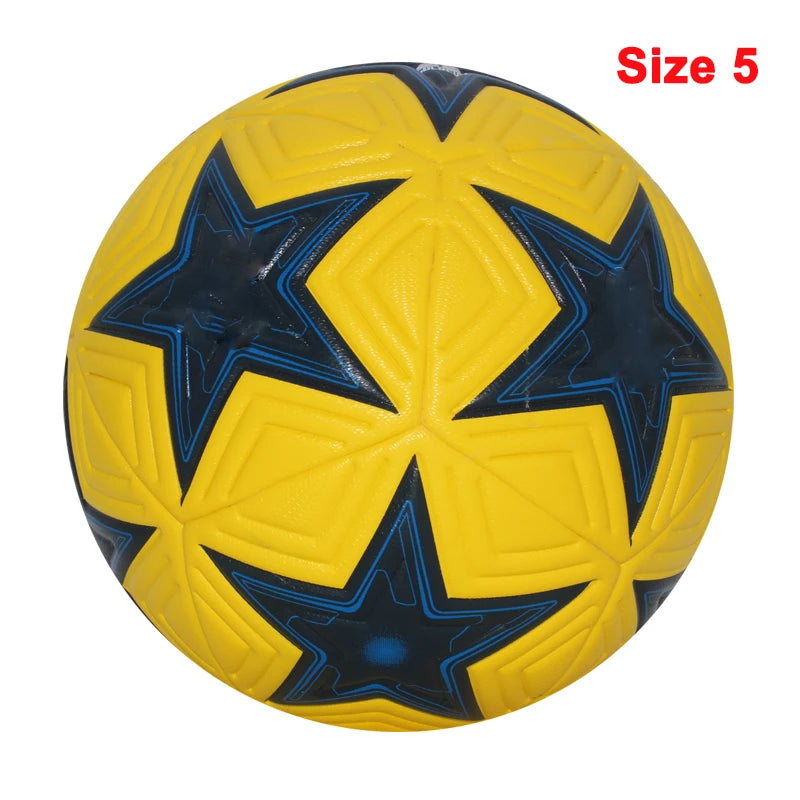 Soccer Ball Seamless PU Material Sizes 4 and 5