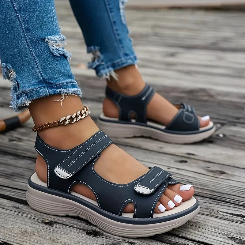 2025 New Summer Sandals Travel Women Shoes New Sandal Sole Durable Sandal Ladies Outdoor Beach Slippers Platform Sandals - Buy online at  Vibe In Cart.