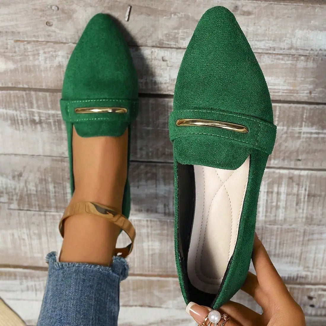 Loafers Flats Pointed Toe Casual Women Shoes New Comfortable Walking Mujer Zapatos:Wear-resisting - Buy online at  Vibe In Cart.