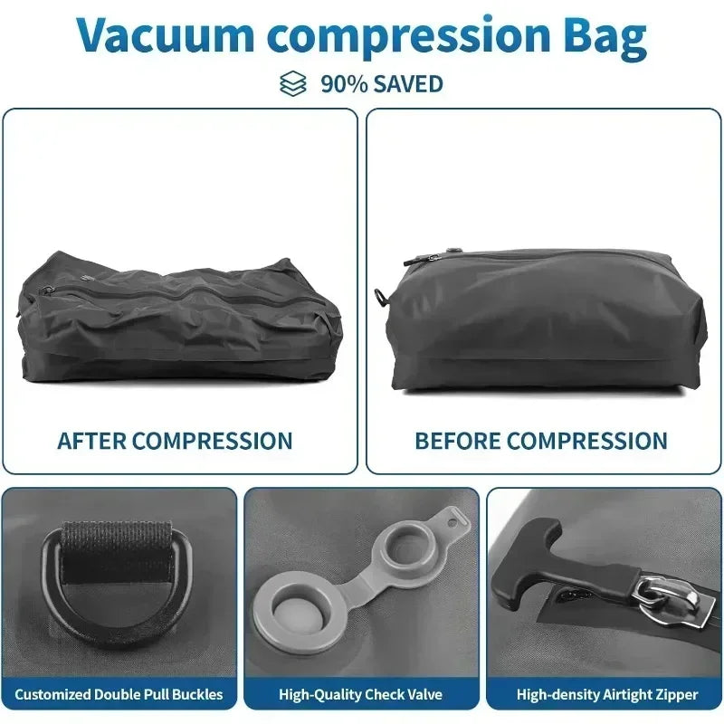 17L Reusable Vacuum Compression Bag With Air Pump