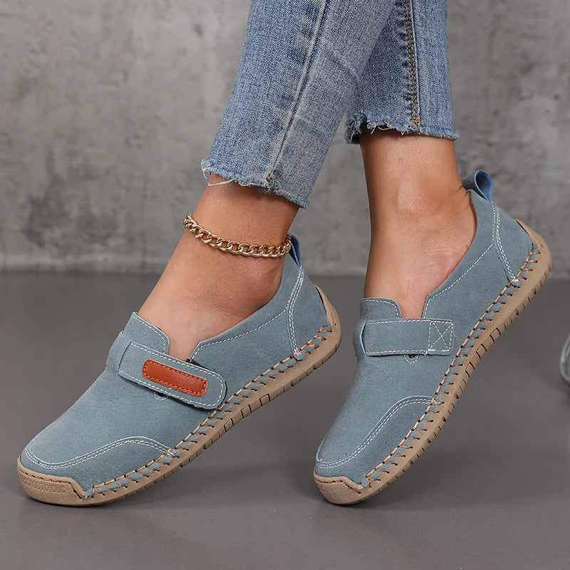 Handmade Leather Women Shoes Casual Comfortable Slip on Loafers Women Leather Shoes Moccasins Walking Shoes Summer Direct Sales - Buy online at  Vibe In Cart.