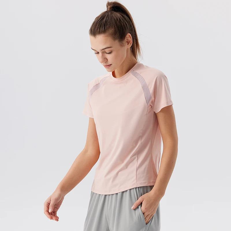 Summer Women's Tennis Sports T-Shirt Gym Running Fitness Training Sportswear Golf Yoga Shirts Quick Dry Breathable Top - Buy online at  Vibe In Cart.
