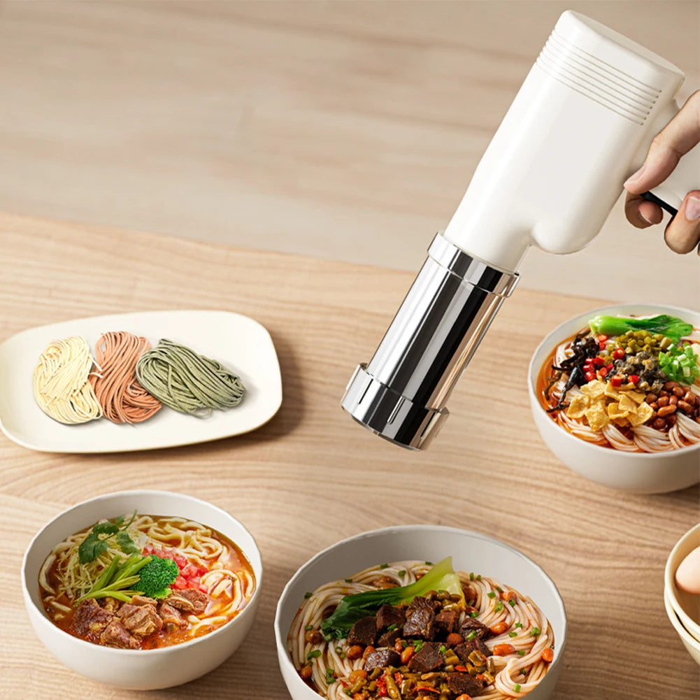 Automatic Noodle Maker Cordless Handheld Noodle Press Gun 5 Molds USB Charging Utility Kitchen Gadget - Buy online at  Vibe In Cart.