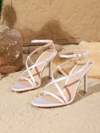 Fashion-Elegant Women's Cross-Strap Heels - Comfortable Simple Versatile heeled Sandals - Buy online at  Vibe In Cart.