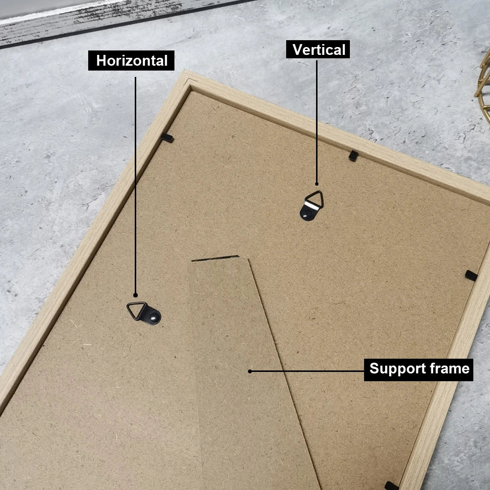 Wooden Photo Frame For Wall Hanging 10X15 15X20 20X25cm A4 Wood Picture Frame Stand For Pictures Photo Decor Commemorative Gift - Buy online at  Vibe In Cart.