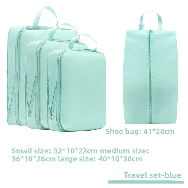 Travel Compression Packing Cubes 4-Piece Set Waterproof