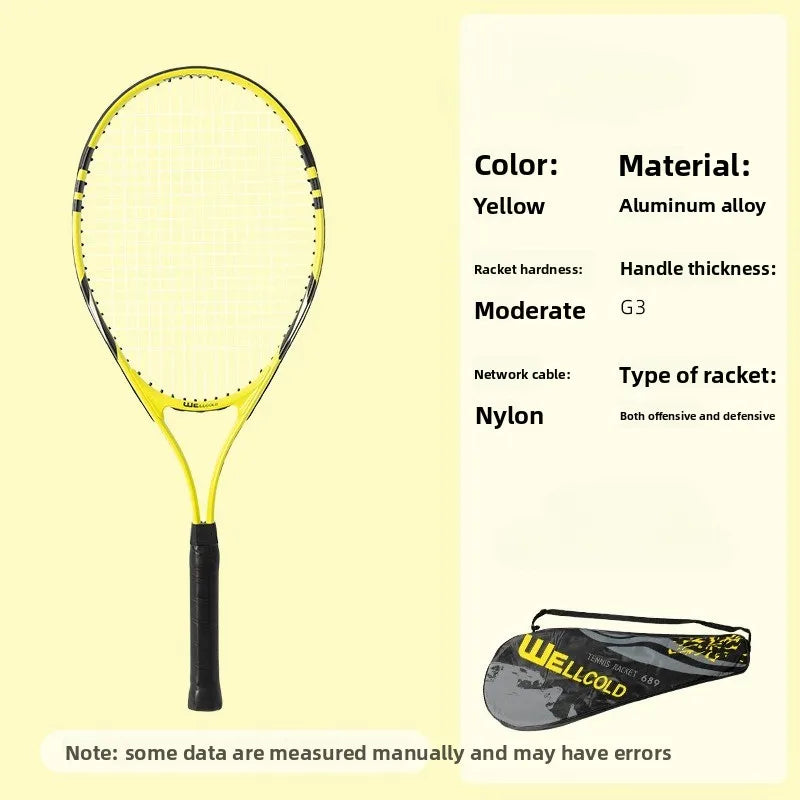 Tennis Racket 27 Inch Aluminum Alloy Racket Beginner Training Adult Outdoor Sports Ultra Light Tennis Racket - Buy online at  Vibe In Cart.
