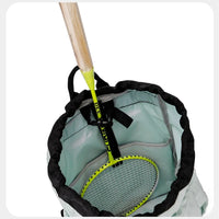 Portable Tennis badminton Racket Bag Versatile for outdoor use Lightweight Drawstring Back pack for Men and Women Hiking Bag - Buy online at  Vibe In Cart.