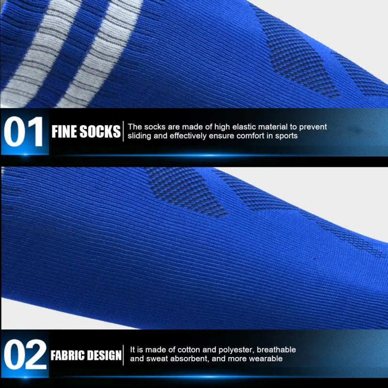 Football Socks Kids Children Soccer Stockings High Quality Long Tube Knee Cotton Legging Baseball Running Sport Boy Girl Socks - Buy online at  Vibe In Cart.