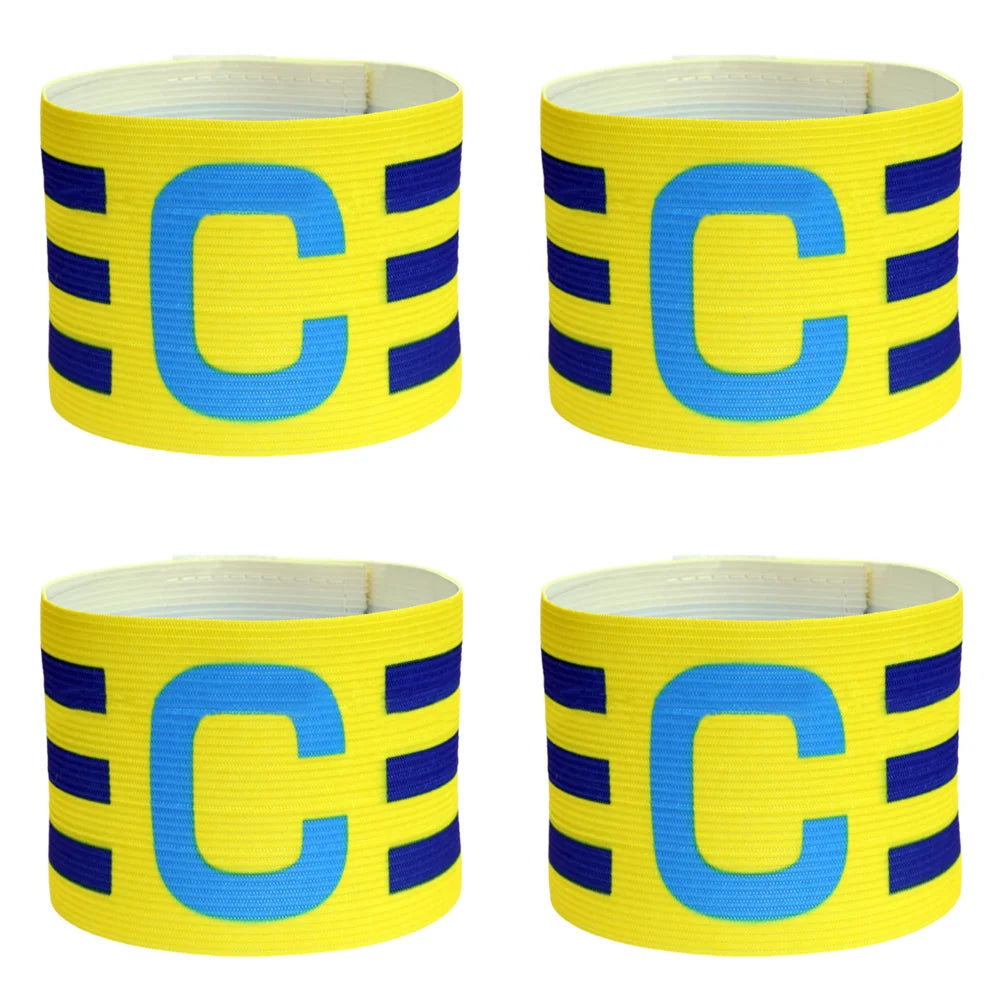 Soccer Captain Armband Adjustable for Kids and Adults 1-5 Pieces