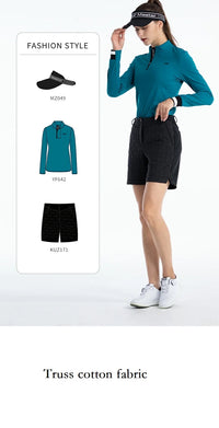 PGM Women Golf Short New Lady Clothing Autumn and Winter Warm Thicken Shorts High Waist Sports Trousers Windproof Girl Wear