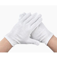5Pair White Cotton Gloves Full Finger Men Women Waiters/drivers/Jewelry/Workers Mittens Sweat Absorption Gloves Hands Protector - Buy online at  Vibe In Cart.