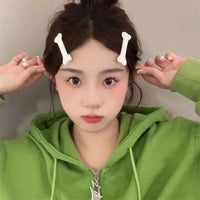 White Bone Hair Clip Cute Cartoon Bobby Pin Girl Fashion Dog Bones Decoration Small Hairpins Barrettes Y2K Accessories Wholesale - Buy online at  Vibe In Cart.