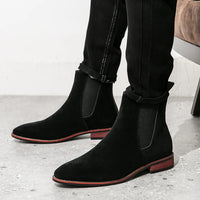 Classic Chelsea Boots Men Trend Ankle Boots Men Fashion Social Party Boots Men High Top Casual Business Shoes For Men - Buy online at  Vibe In Cart.