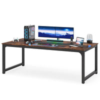 Tribesigns Modern Computer Desk 70.8 inch Large Executive Office Desk Study Writing Desk Workstation Computer Table - Buy online at  Vibe In Cart.