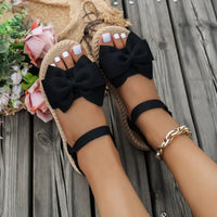 Women Anti-slip Trend Sandals 2025 New Summer Lightweight Sandals Fashion Beach Casual Slippers Outdoor Bow Tie Flat Shoes Home - Buy online at  Vibe In Cart.