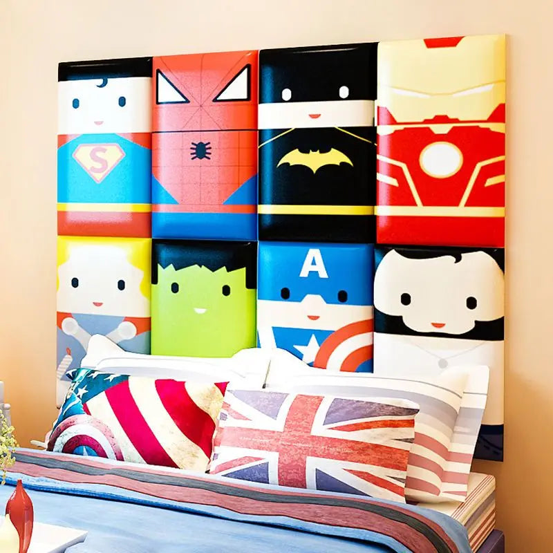 Bed Headboard Boy Childern Bedroom Furniture Wall Decoration Sticker Anti-collision Panels Cabecero Cama Head Board Tete De Lit - Buy online at  Vibe In Cart.