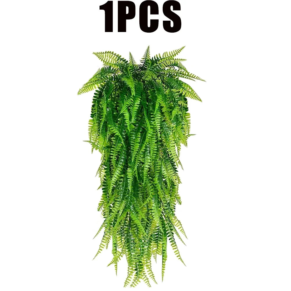 Artificial Fern Grass Persian Leaves Hanging Vines Simulation Greenery Home Decor Lifelike Indoor Plants Wall Room Decoration - Buy online at  Vibe In Cart.