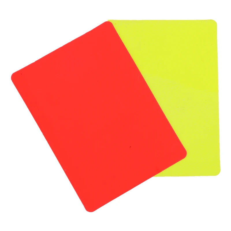 2PCS 4PCS 6PCS Soccer Referee Red Yellow Cards Football Match RefereeReferee Tool Warning and Ejection Cards - Buy online at  Vibe In Cart.