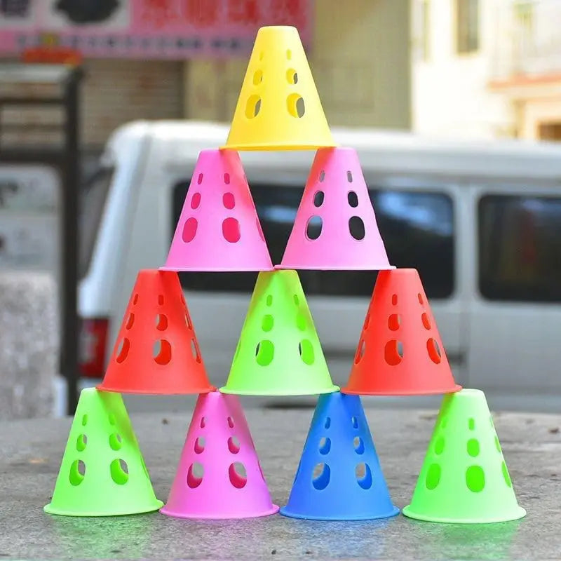 20/40/60 PCS Colorful Windproof Skate Marker Cones Roller Football Marking Cup Soccer Training Equipment - Buy online at  Vibe In Cart.
