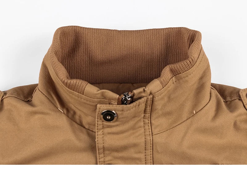 2024 Men's Tactical Jacket Autumn Winter Fleece Tactical Jackets Men Casual Multiple Pockets Windproof Outdoor Workwear Coat - Buy online at  Vibe In Cart.