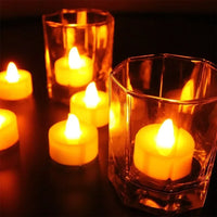 LED Candle Battery Powered Flameless Tea Candle Fake Candle Lamp Wedding Birthday Party Home Decoration Lamp Candlestick Candles - Buy online at  Vibe In Cart.