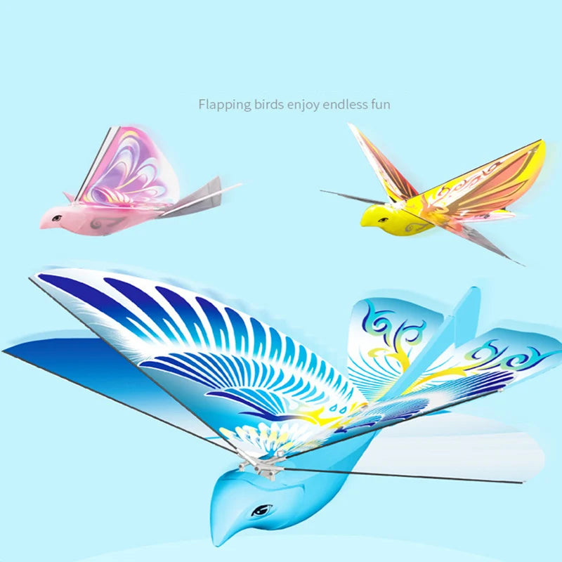 Children RC 2.4GHz Airplane RC Bird Remote Control Toys e-Bird Flying Birds Electronic Mini Drone Toys For Gifts Boys Girls