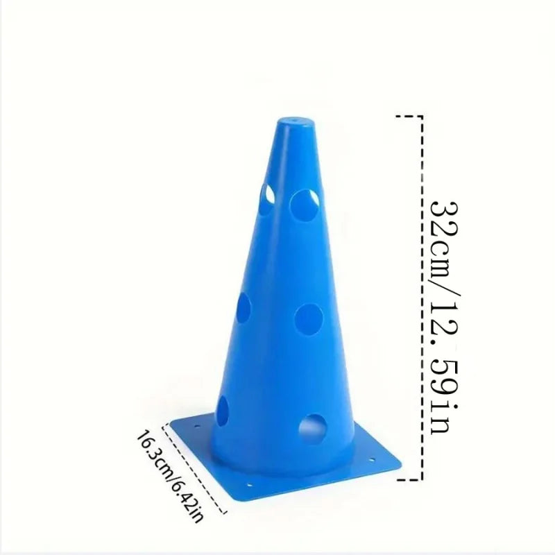5pcs 32CM Perforated Sign Barrels Obstacles Road Cones Barricades Soccer Basketball Training Equipment - Buy online at  Vibe In Cart.