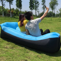 Lazy Inflatable Sofa Outdoor Portable Inflatable Couch Folding Camping Inflatable Sofa Outdoor Furniture Inflatable Lounger - Buy online at  Vibe In Cart.