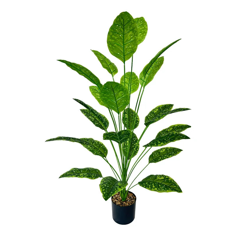 43.3Inch Giant Artificial Plants Tree Realistic Full Lush Greenery Indoor Outdoor All-Season Decor for Home Office Wedding Party - Buy online at  Vibe In Cart.