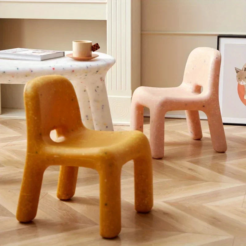 Nordic Style Plastic Chair with Backrest, Stylish Chair for Bedroom Living Room Dormitory & Entertainment Room - Buy online at  Vibe In Cart.