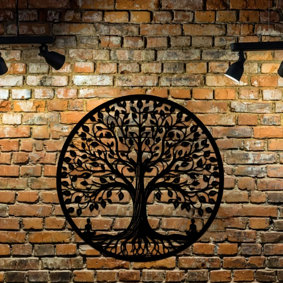[Nature Tree] Retro Iron Tree of Life Wall Art 1pc, Metal Laser Cut Line Art, Nature-Inspired Home Decor - Buy online at  Vibe In Cart.