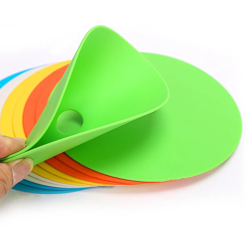 10 pieces of high quality football basketball training auxiliary sports training equipment accessories with holes landmark pad - Buy online at  Vibe In Cart.