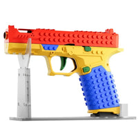 Continuous Firing Building Block Toy Gun Shell Throwing  Airsoft Blowback Empty Hanging Pistol Outdoor CS Weapon for Boys Adult - Buy online at  Vibe In Cart.