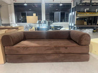 Italian Compressed Sofa Minimalist Retro Corduroy Sofa Bed Lounge Modular Couch Foldable Washable Customizable for Living Room - Buy online at  Vibe In Cart.