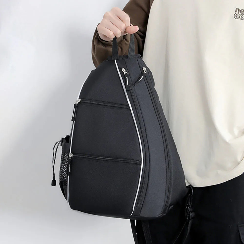 Pickleball Bag Racketball Sling Bag Adjustable Pickleball Rackets Backpack Multi-pockets Racquetball Carrying Handbag Sports Bag - Buy online at  Vibe In Cart.